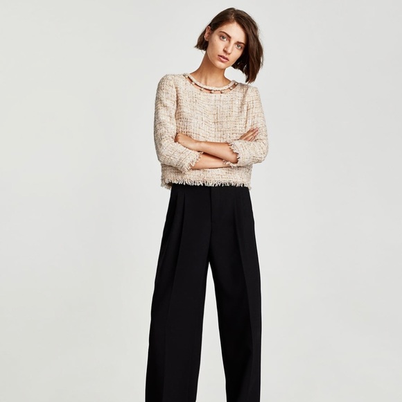 Zara Tops - Zara tweed top